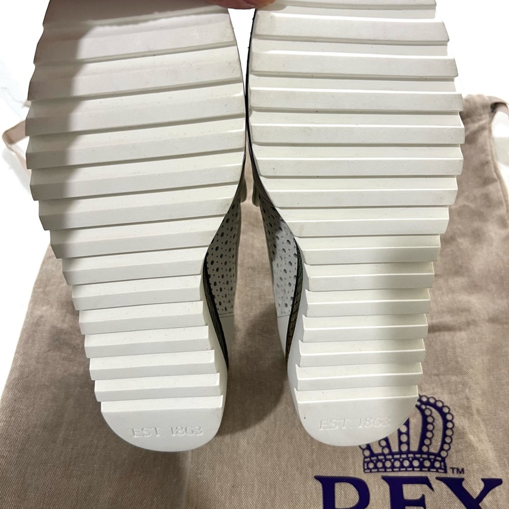 Rex Carolyne White Python Perforated Loafer Leath… - image 7